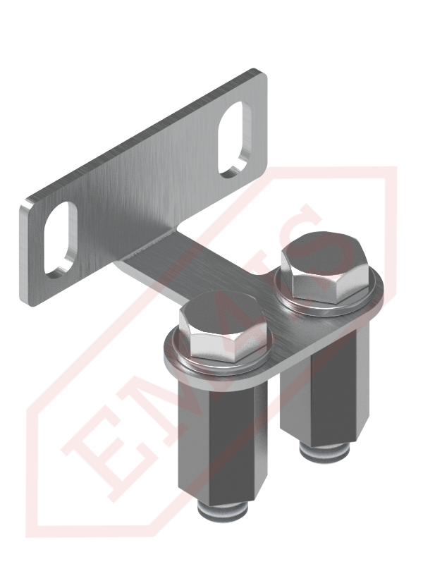 GZ50W Guide Bracket (Ø26.9x2 Guides, Abstand 34 mm)