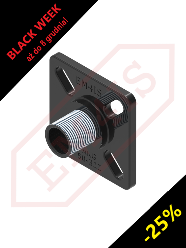 AKG 50-32Z Flansch gefüttertes Adapter DN50 x 1Cut "GZ für Abwasserpumpen