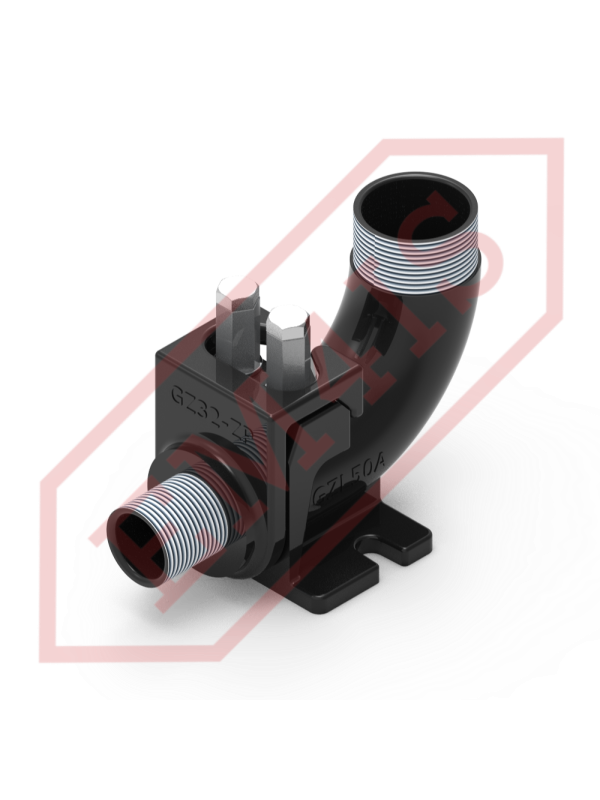 GZL50 Niedriger Kniekupplungsfuß mit 2" (2 Zoll) Außengewinde