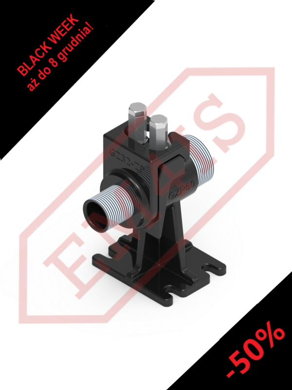 GZP -Fuß gerade mit externem Faden.