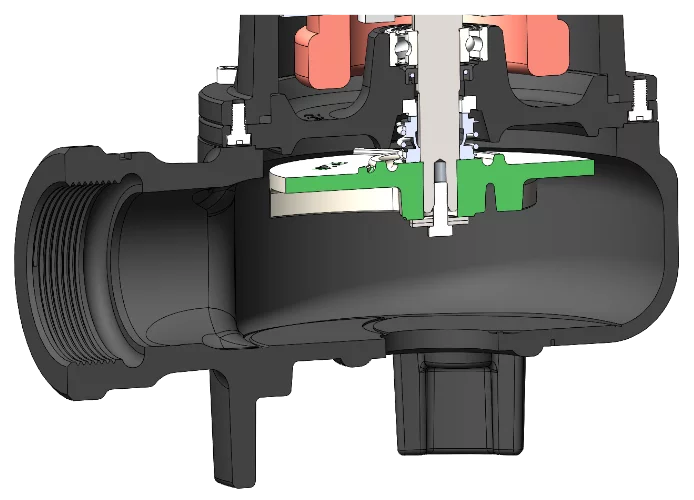 Energie 1 - 0,3 kW / 50 Hz - Abwasserpumpe mit Kot