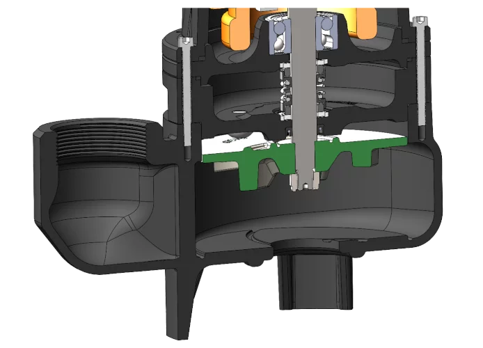 Top Professional E120 - 0,9 kW / 50 Hz - Pumpe für Rohwasser mit Kot