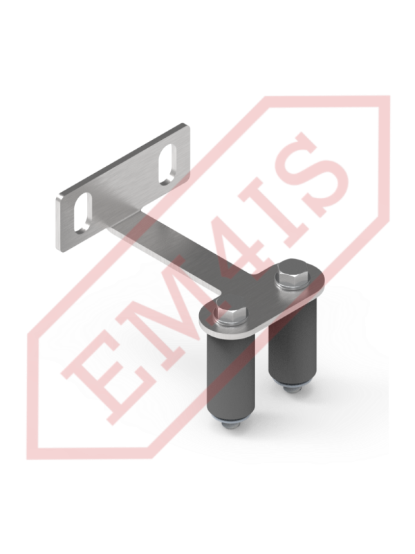 Führungsunterstützung WP_CAL50 für CALPEDA-Pumpen (Führungen Ø26,9x2, Abstand 38 mm)